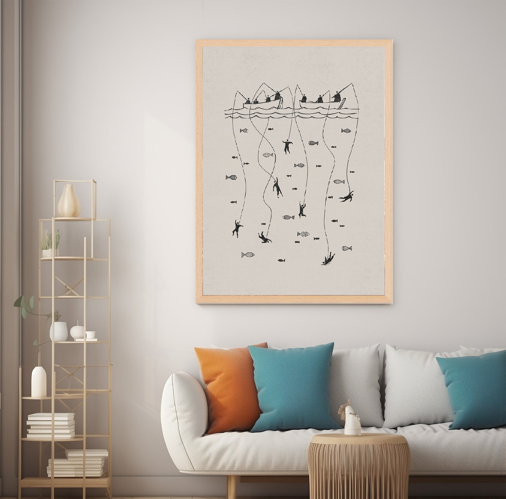 Fishers of Men Poster, Matthew 4:19, Jesus Poster, Evangelism, Bible Poster, Follow Jesus, Gospel Poster
